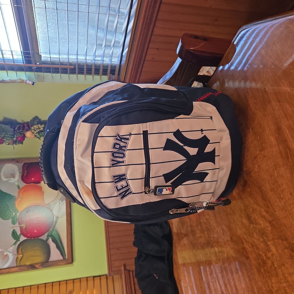 New York Navy and White Backpack